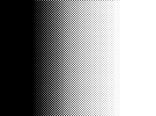 a graduated halftone black and white background